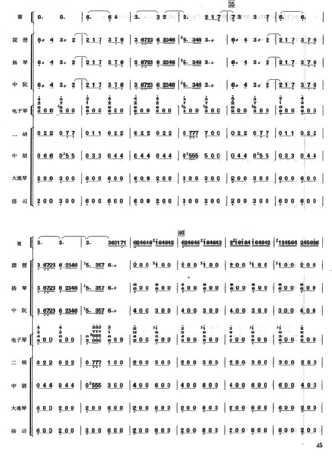 美丽的边疆5(总谱)1