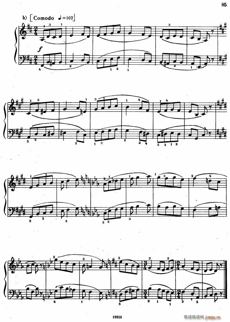Bartok SZ 107 Mikrokosmos for Piano 97 121(钢琴谱)10