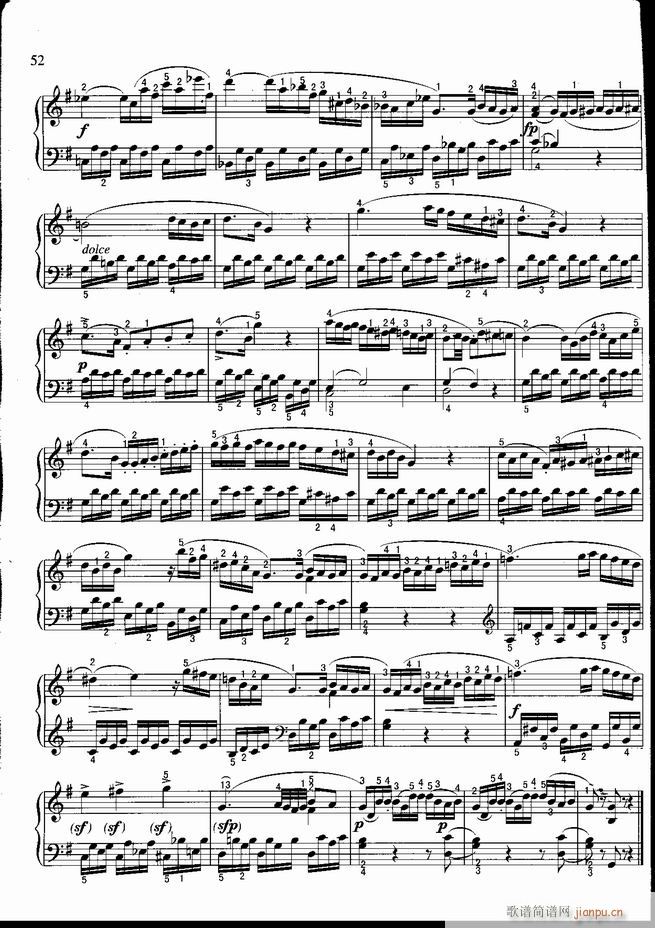 钢琴 不可不弹的世界钢琴名曲100首 五(钢琴谱)53