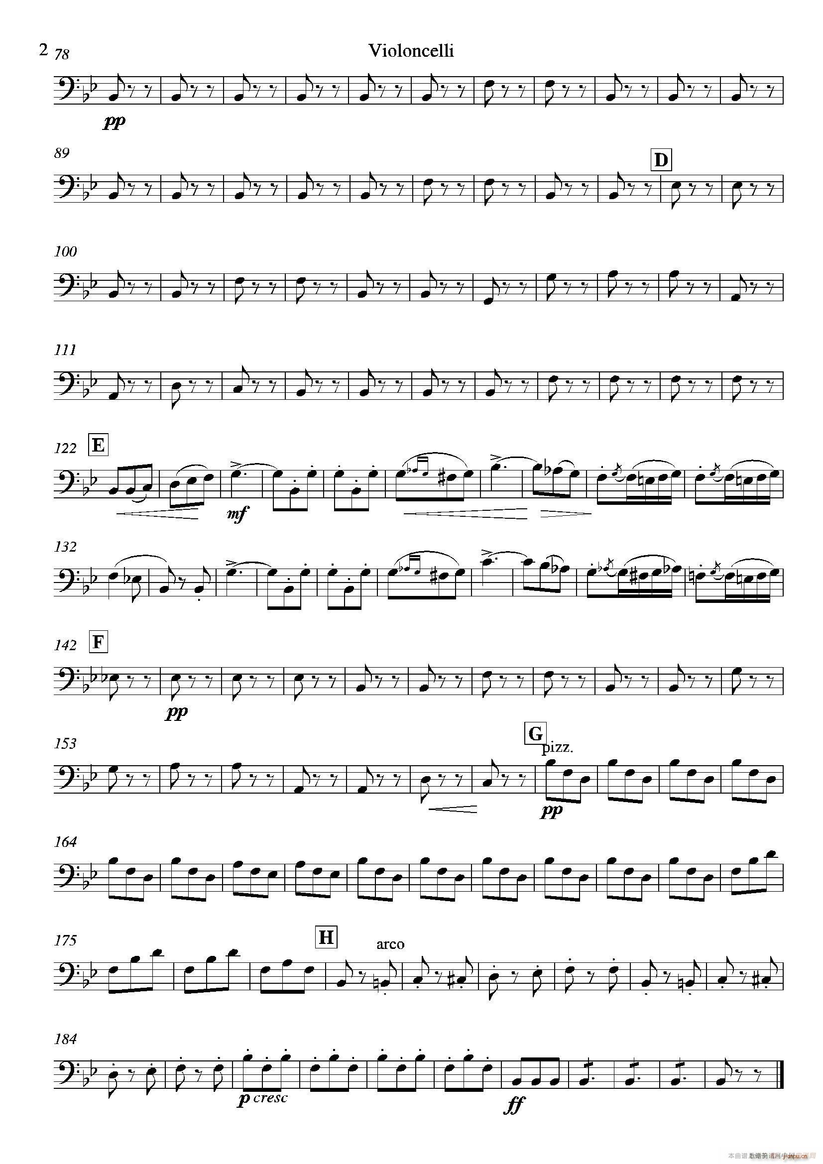 Brindisi La Traviata 管弦乐队(十字及以上)34