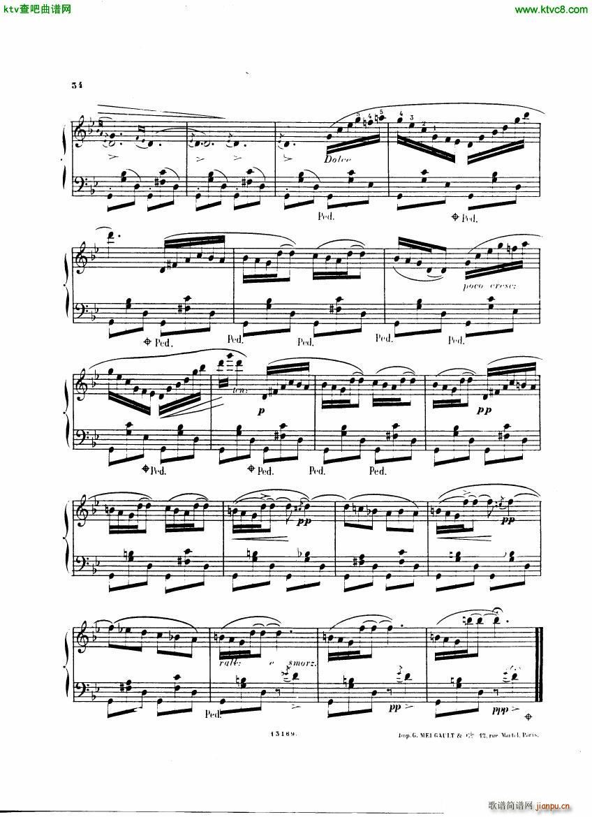 Alkan op 38 Trente Chants(钢琴谱)34