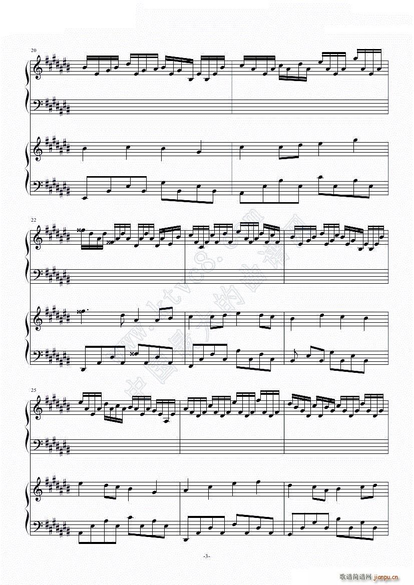 2135号组曲连弹(钢琴谱)3