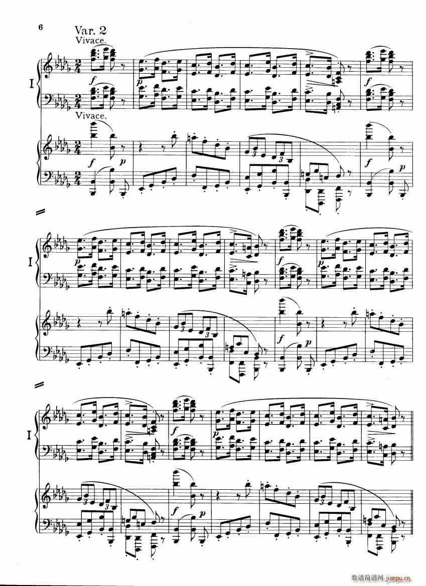 Brahms Variations on a theme by Haydn(钢琴谱)5