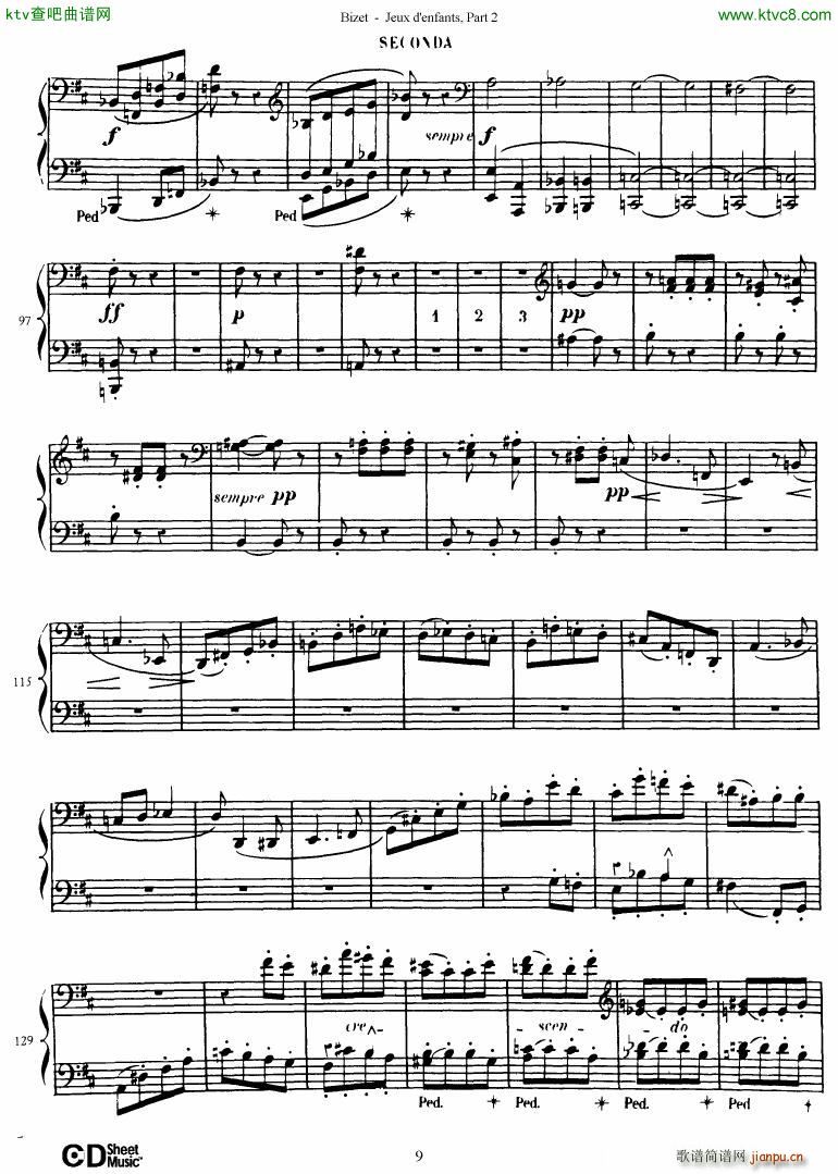 Bizet Jeaux d Enfants Part II(钢琴谱)10