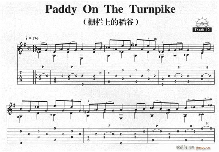 Paddy On The Turnpike(吉他谱)1