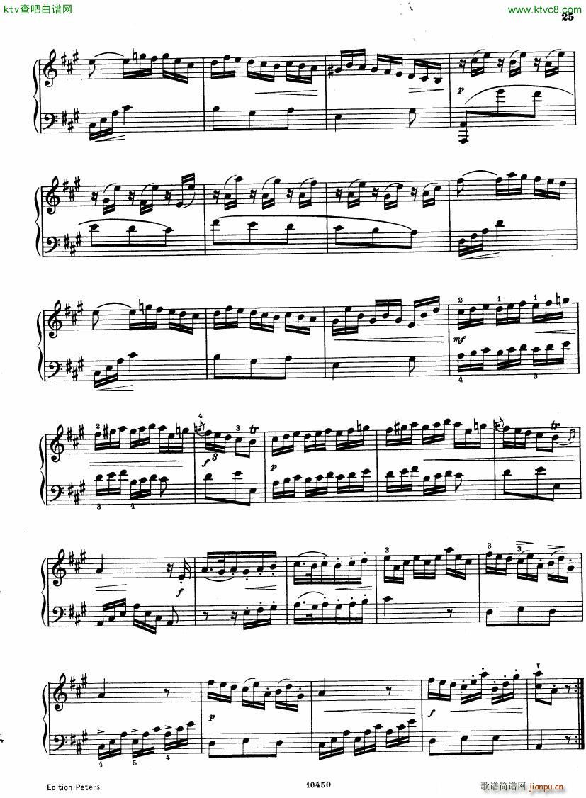 Bach JC op 17 no 5 Sonata(钢琴谱)10