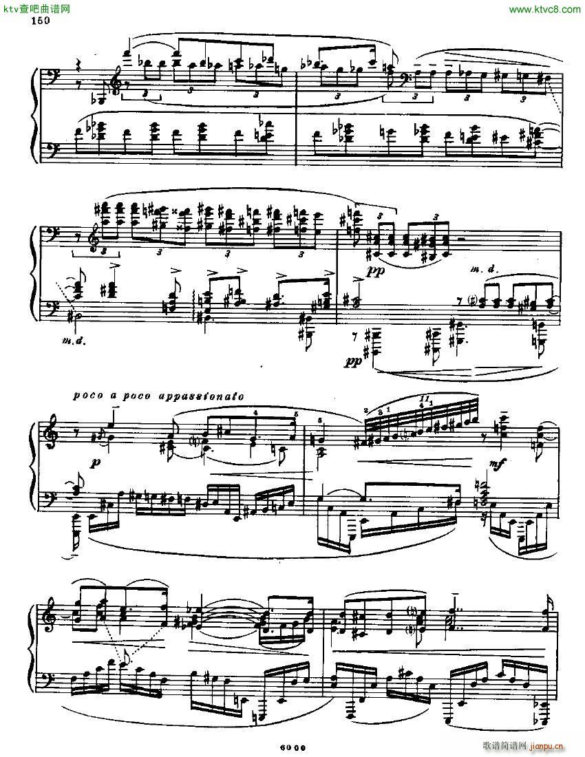 Anatoly Alexandrov Opus 26 Sonata no 6(钢琴谱)13