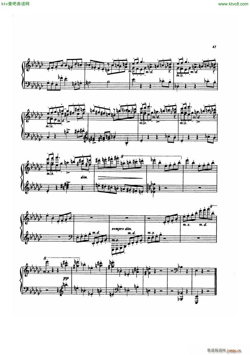 Dohnanyi 17 5 5 Humoresken IntroduktionAndFuge(钢琴谱)14