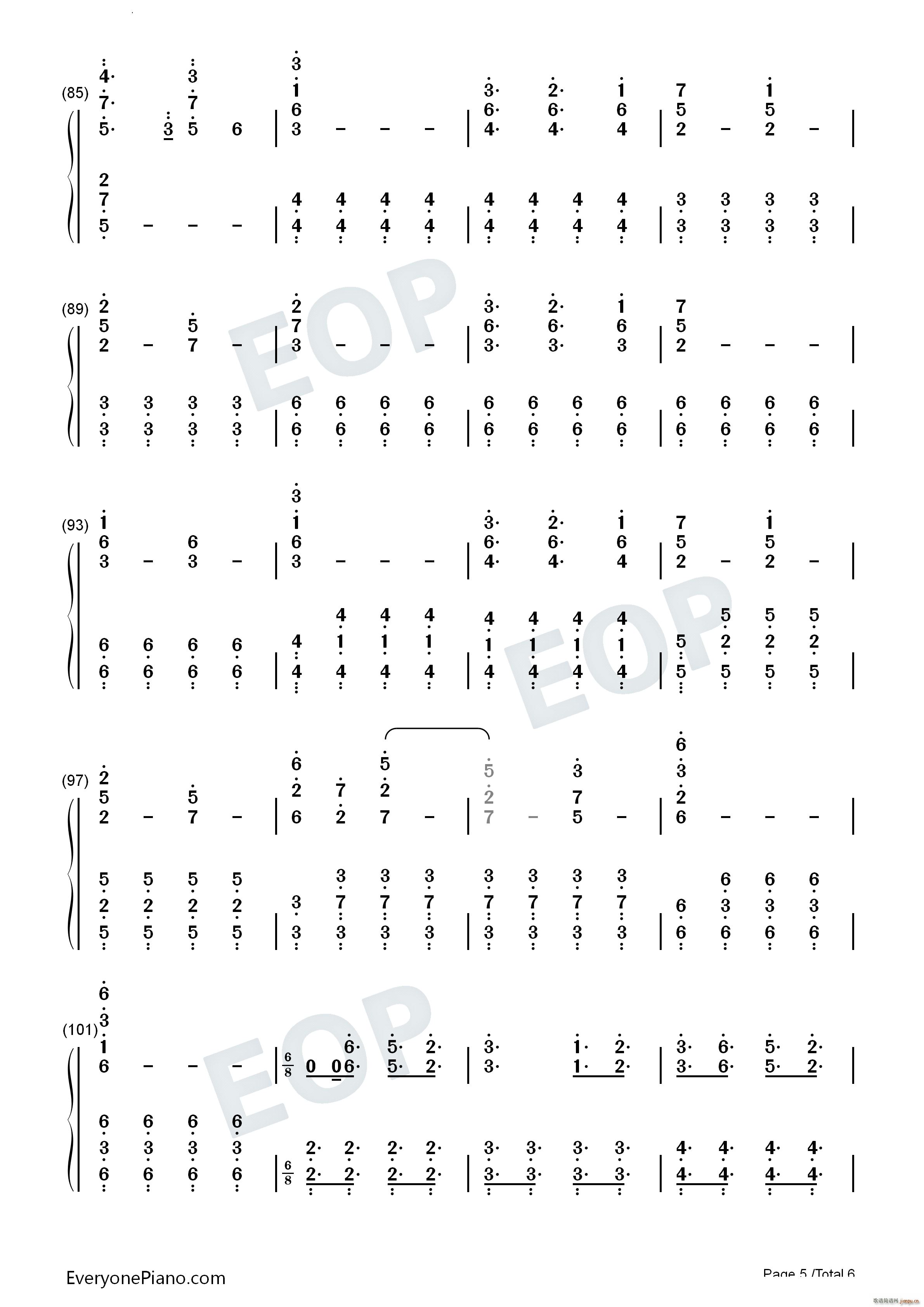 神よ その黄昏よTwilight of the Gods 焰之纹章 回声另一位英雄王BGM(钢琴谱)13