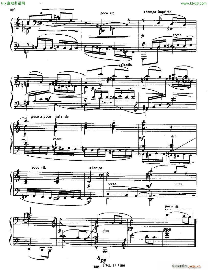 Anatoly Alexandrov Opus 89 Elegy and Waltz(钢琴谱)7
