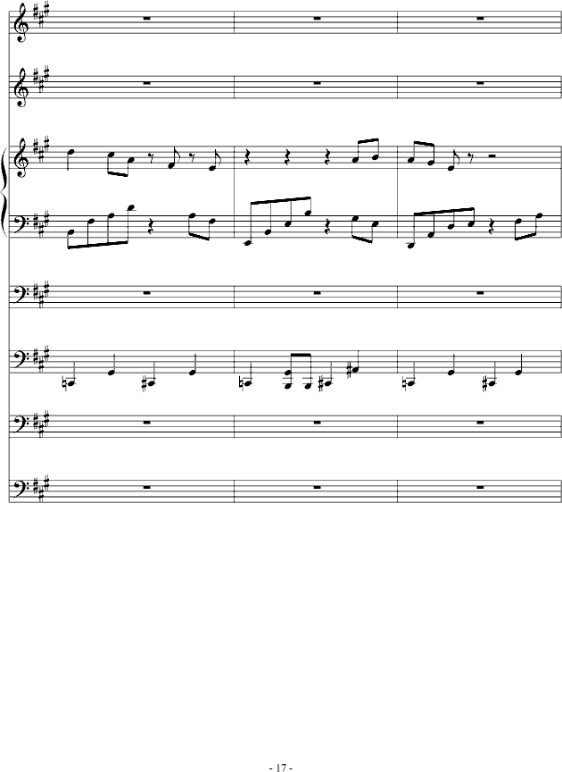 故乡月(钢琴谱)17