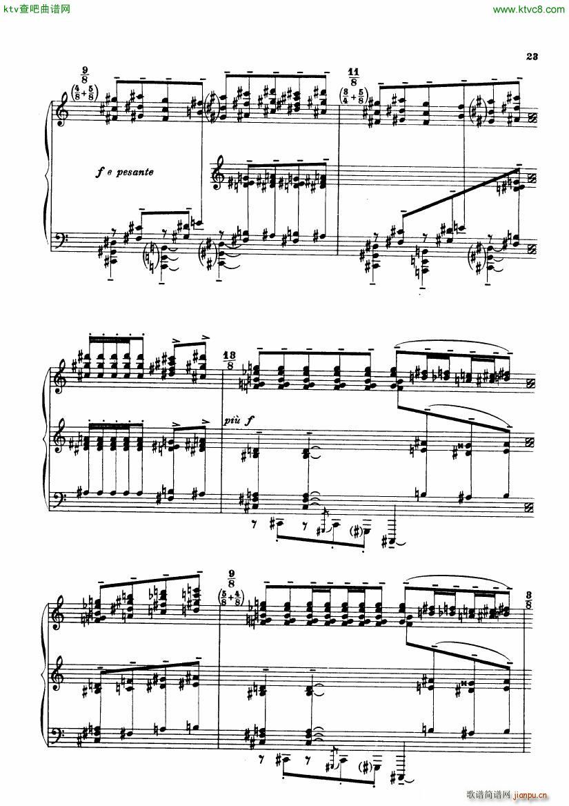 Casella Sonatina piano(钢琴谱)3