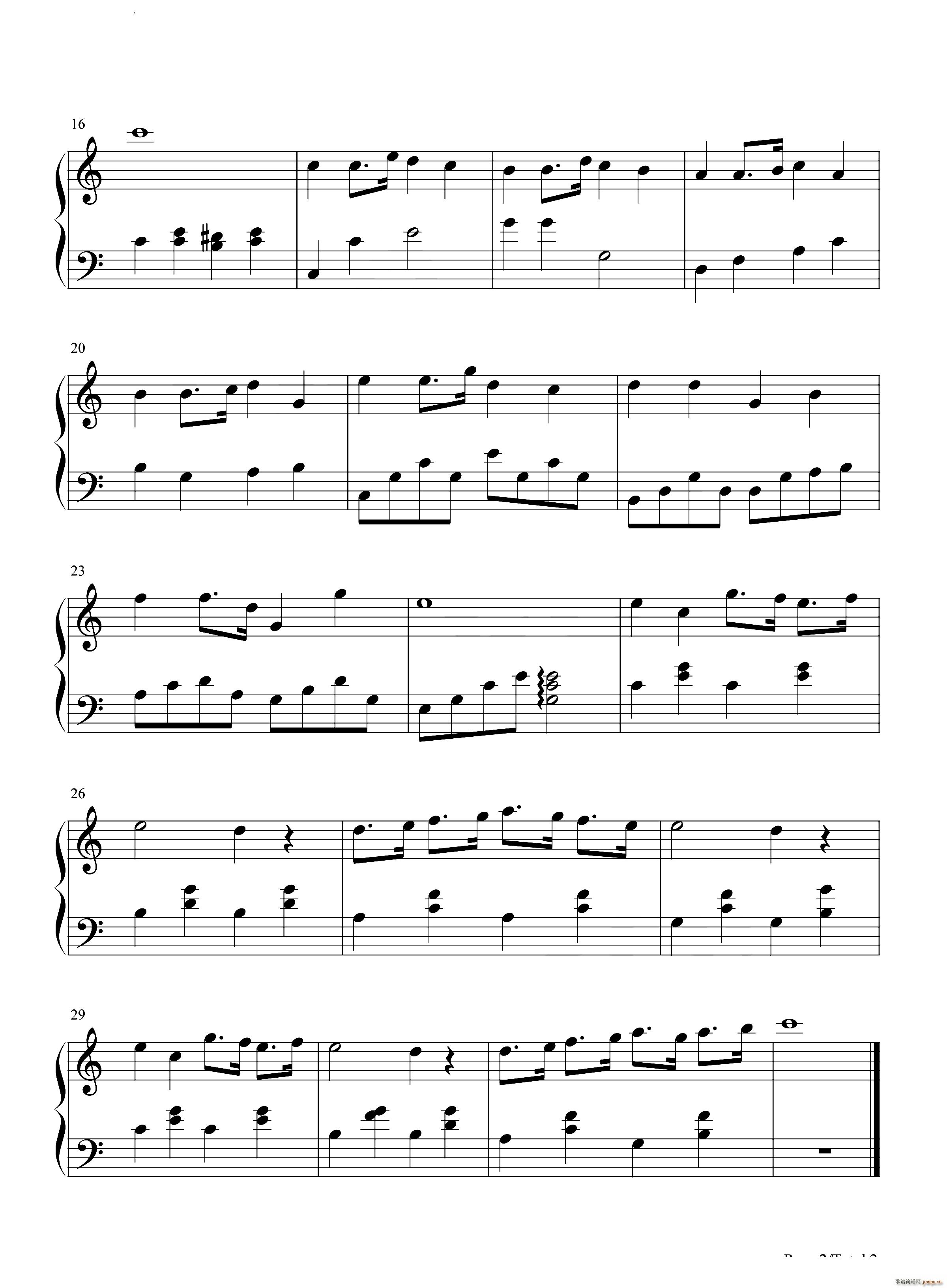 In the Night Garden Opening Theme花园宝宝片头曲(钢琴谱)3