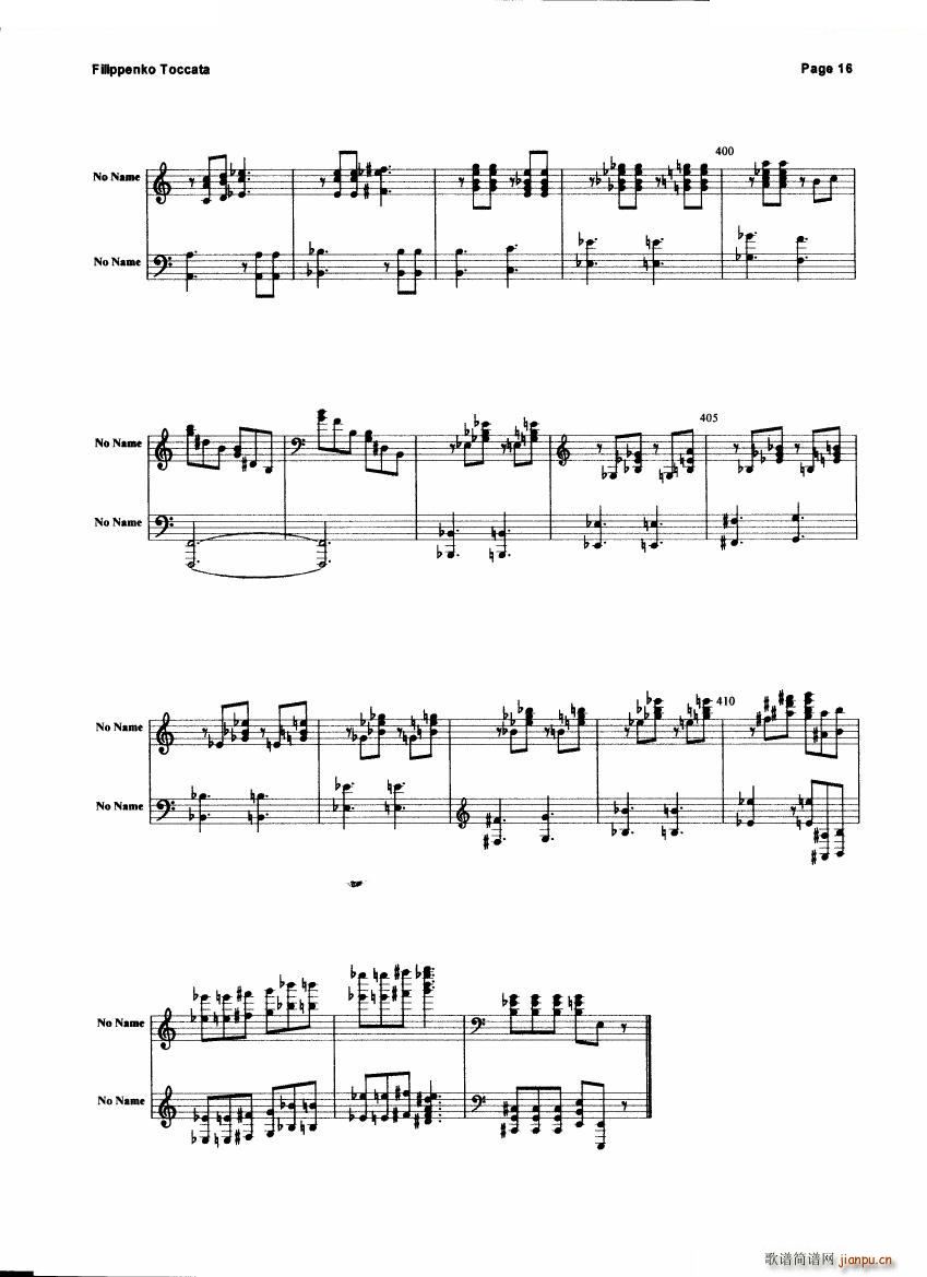 Filippenko Toccata Toccata(十字及以上)16