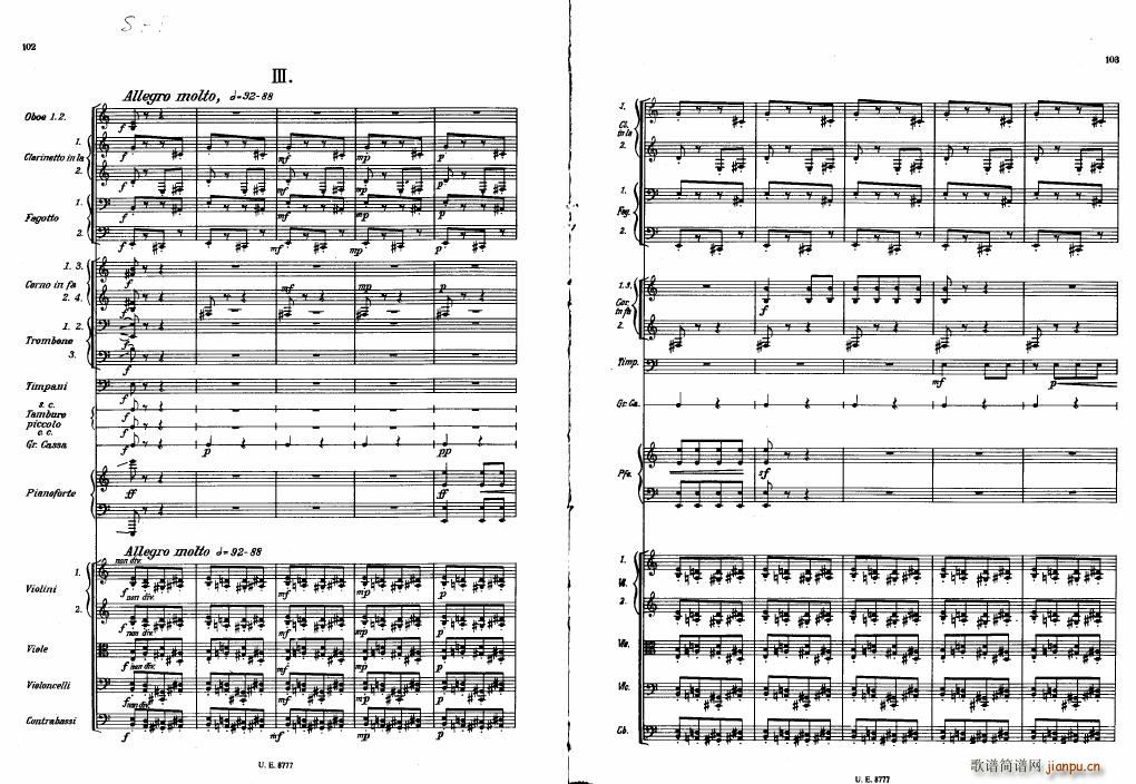 Bartok SZ 83 Piano Concerto No1 Full Score 二(钢琴谱)11