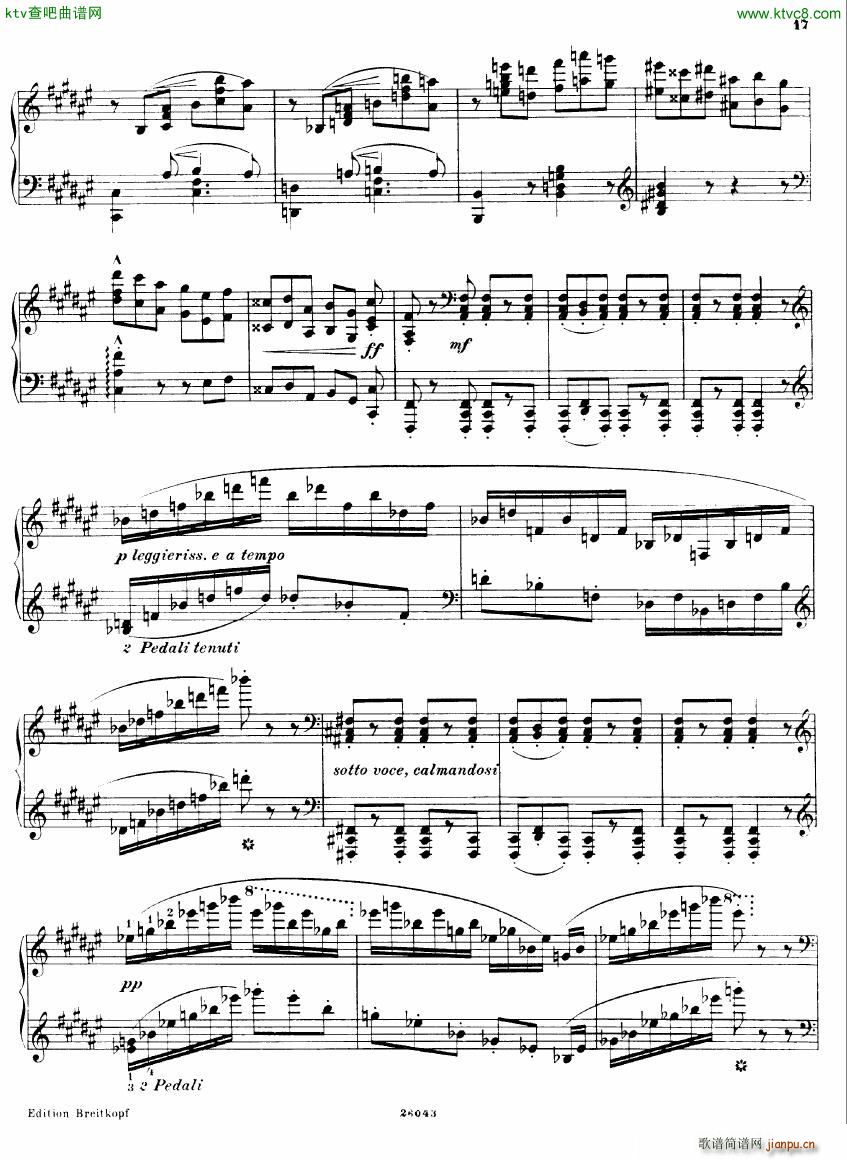 Busoni 1 Elegy No 2(钢琴谱)12