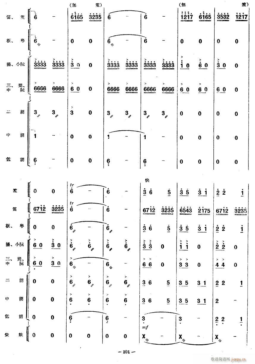 友谊舞曲15(六字歌谱)1