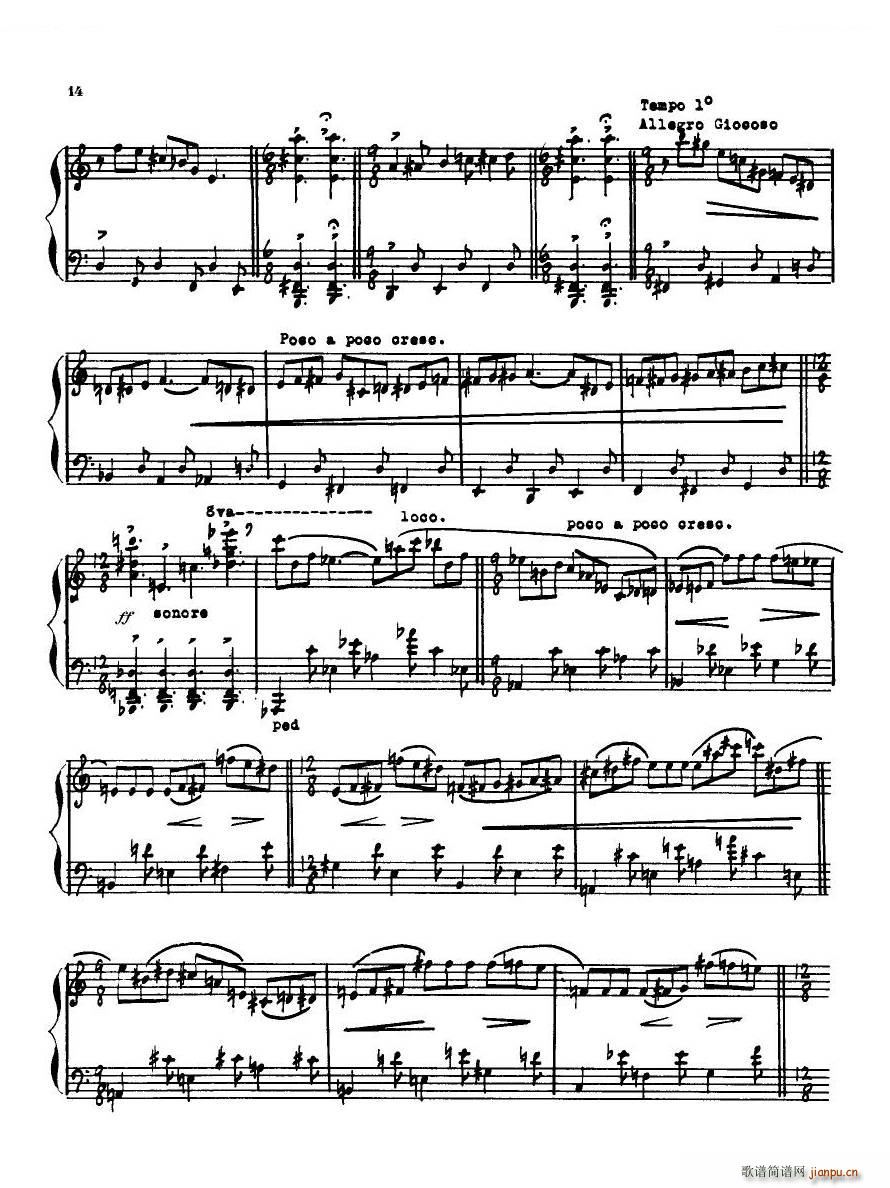 Antheil Piano Sonata No 4 Piano Sonata No 4(十字及以上)13