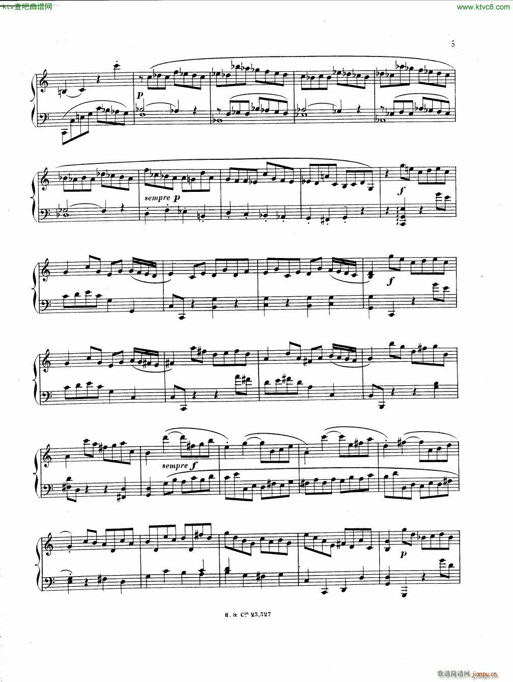 Hahn Reynaldo Piano sonatina(钢琴谱)5