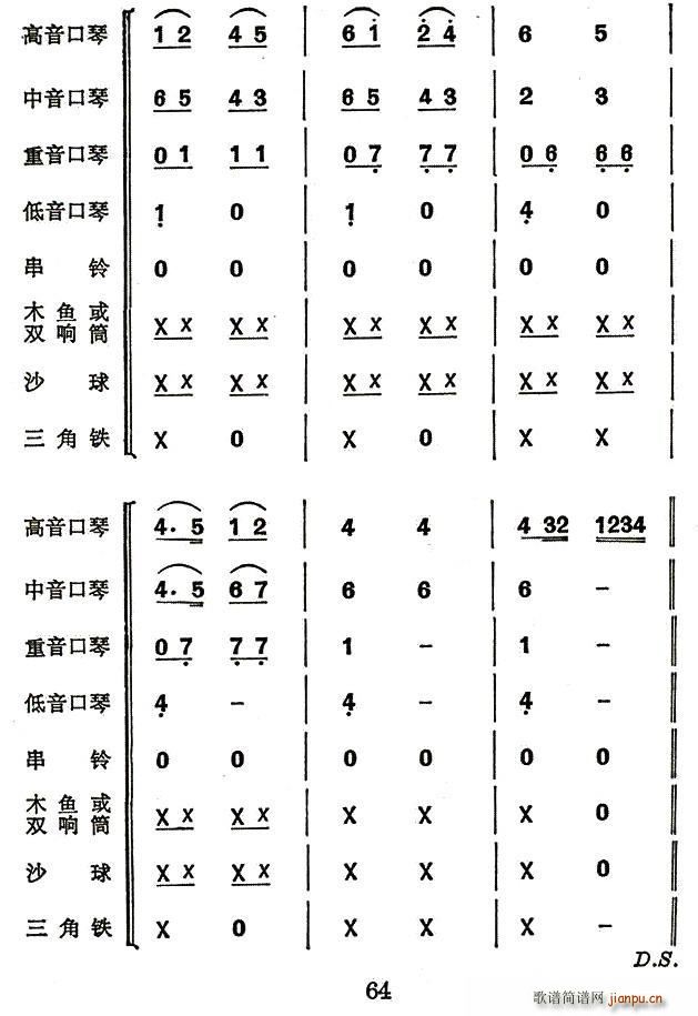 我心爱的小马车 合奏(口琴谱)9