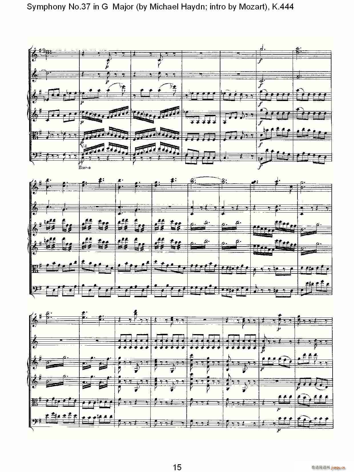 Symphony No.37 in G Major(十字及以上)14