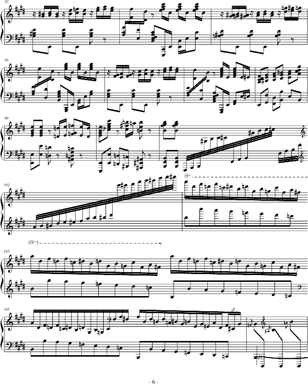霍洛维兹卡门幻想曲（1927，1968）(钢琴谱)6