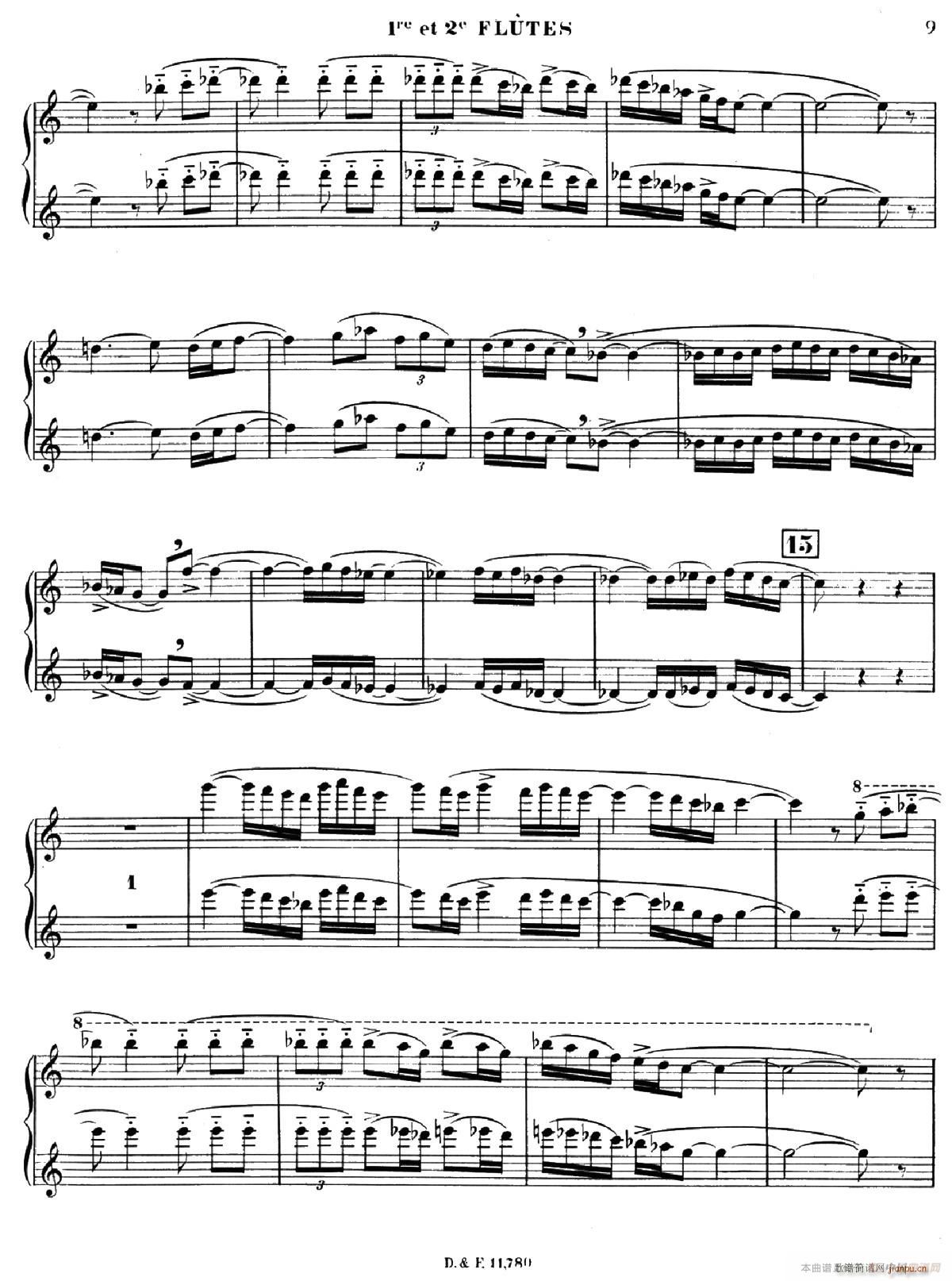 BOLERO 波莱罗 交响乐长笛(笛箫谱)9