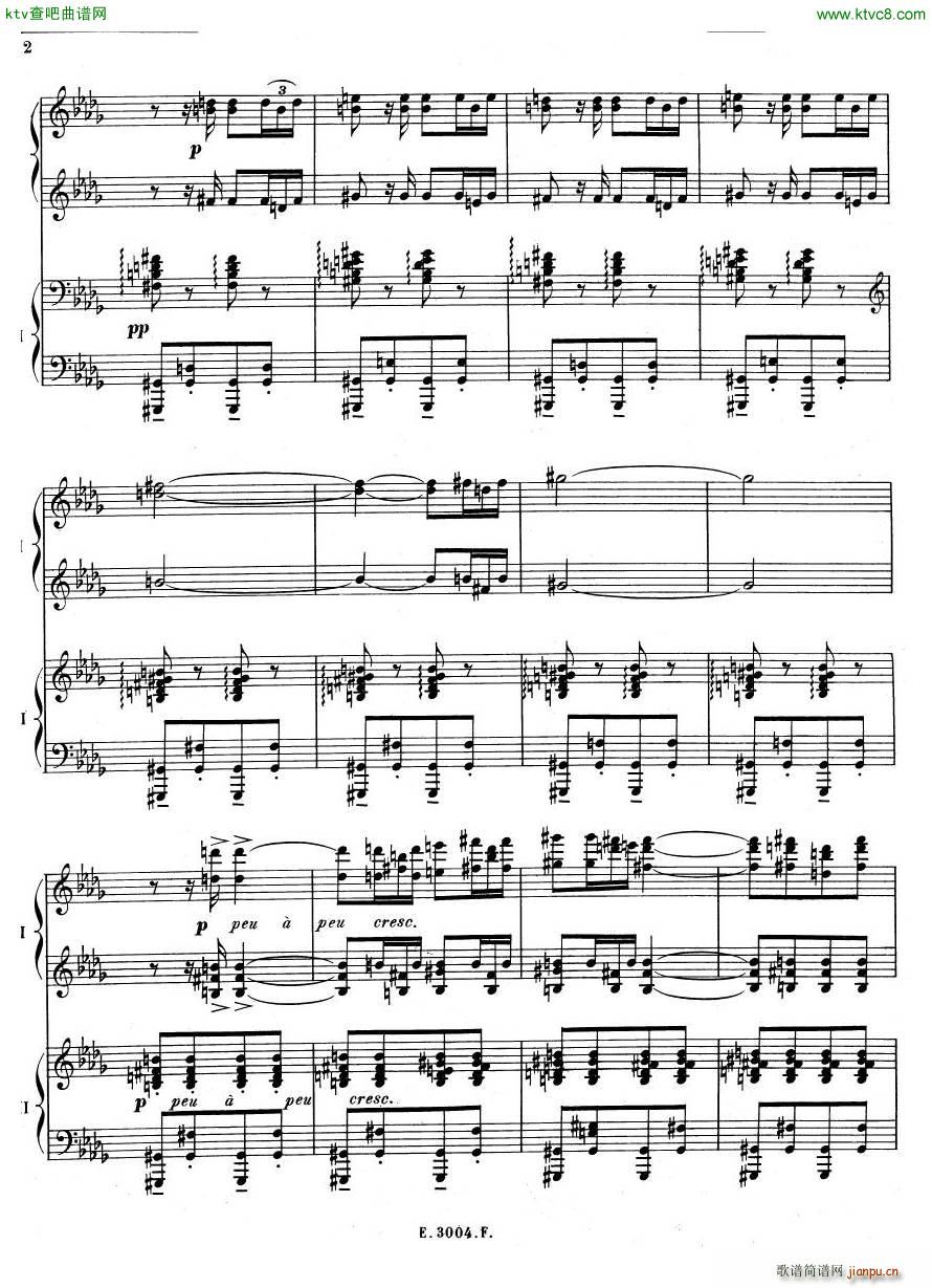 Debussy Ravel 3 Nocturnes 2pno(钢琴谱)20