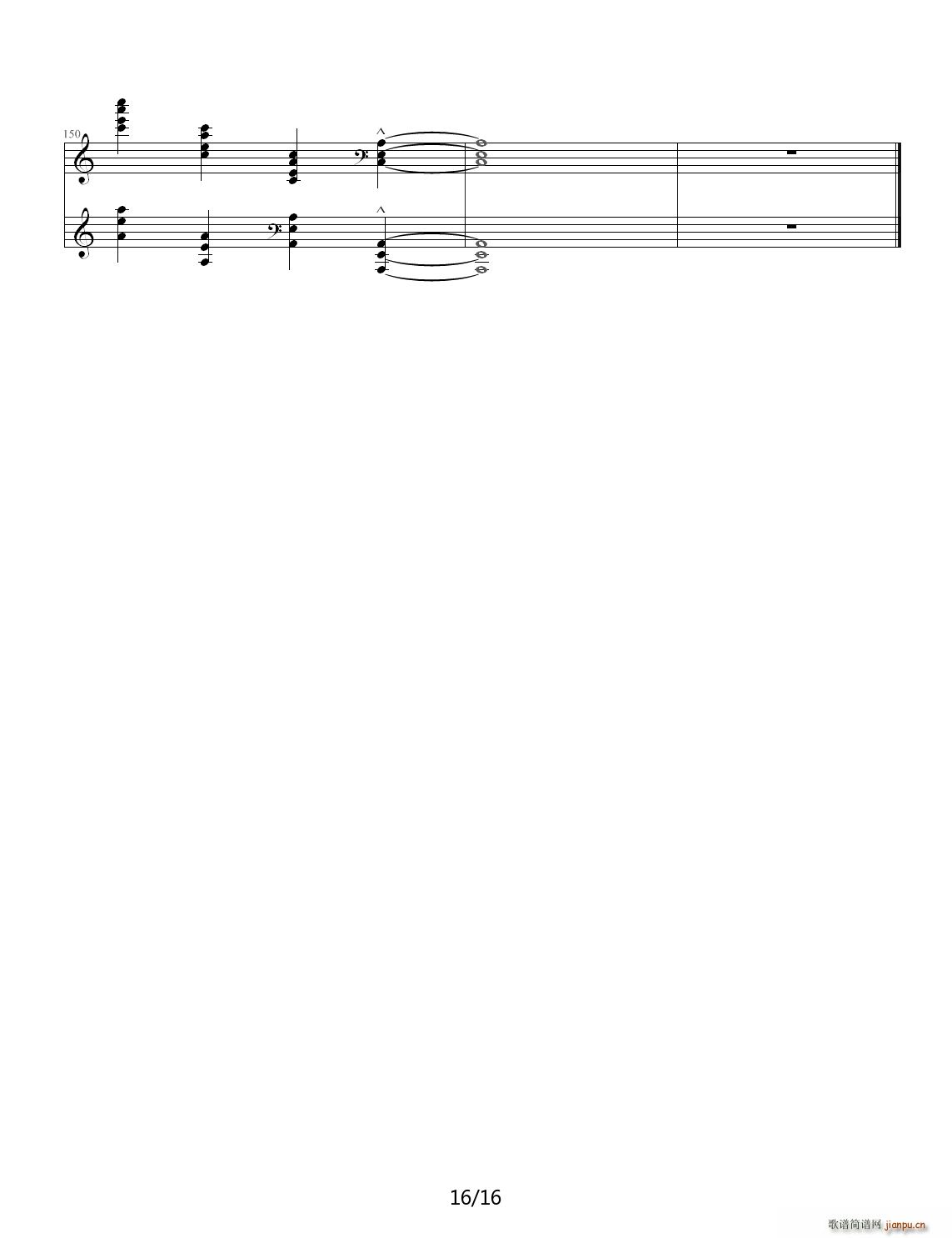 Etude in A Minor C调(钢琴谱)16