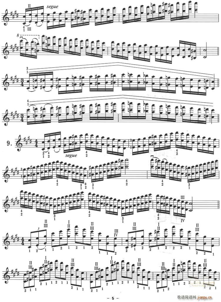 #c小调(四字歌谱)5