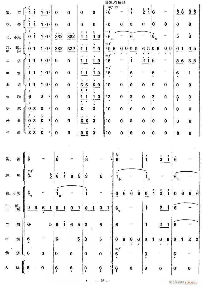 友谊舞曲10(六字歌谱)1