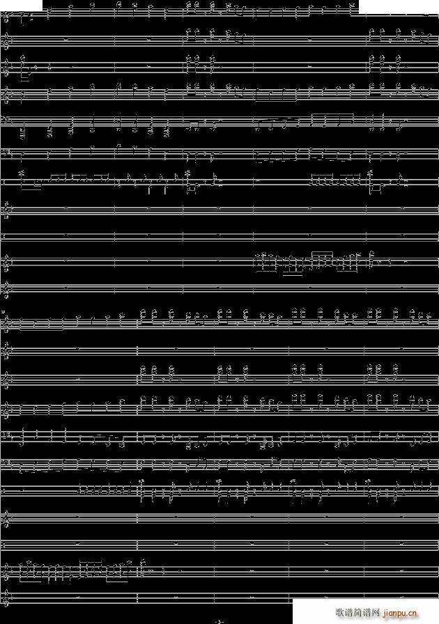 狂野飞骏图(钢琴谱)3