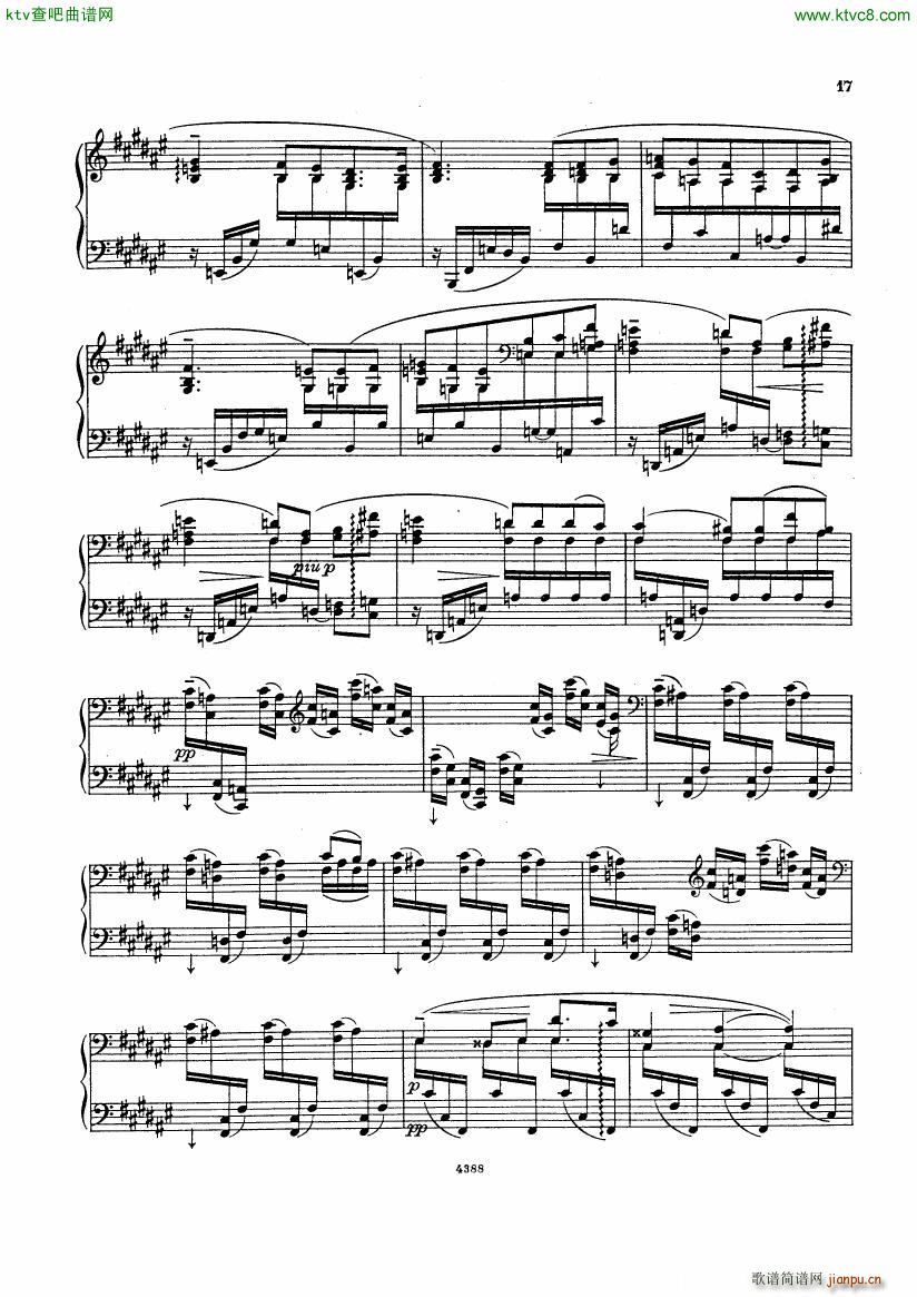 Bortkiewicz Op29 12 Etudes Nouvelles Book 1(钢琴谱)16