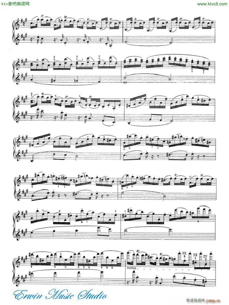 加维尼耶 24首隨想曲Pierre Gavinies 24 Caprices 17 20(十字及以上)5