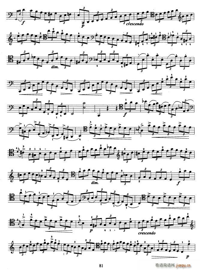 大提琴考级教程 第九级(大提琴谱)3