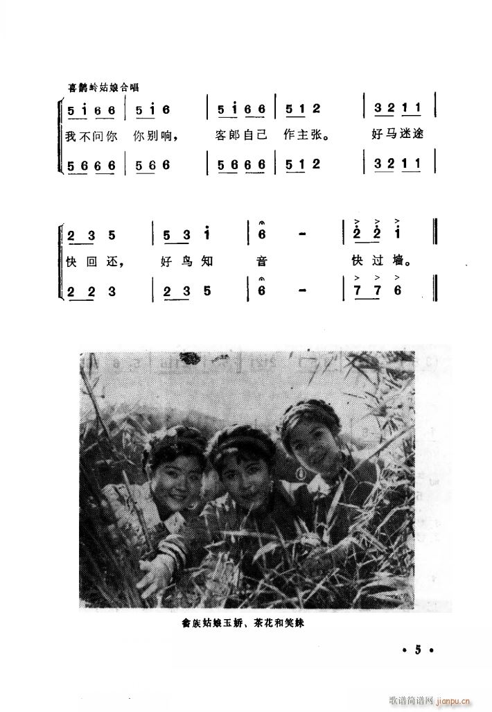电影喜鹊岭茶歌歌曲集(十字及以上)8