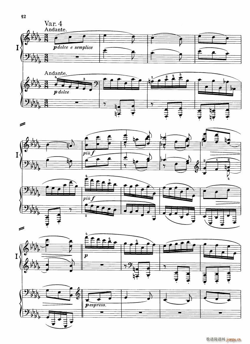 Brahms Variations on a theme by Haydn(钢琴谱)11