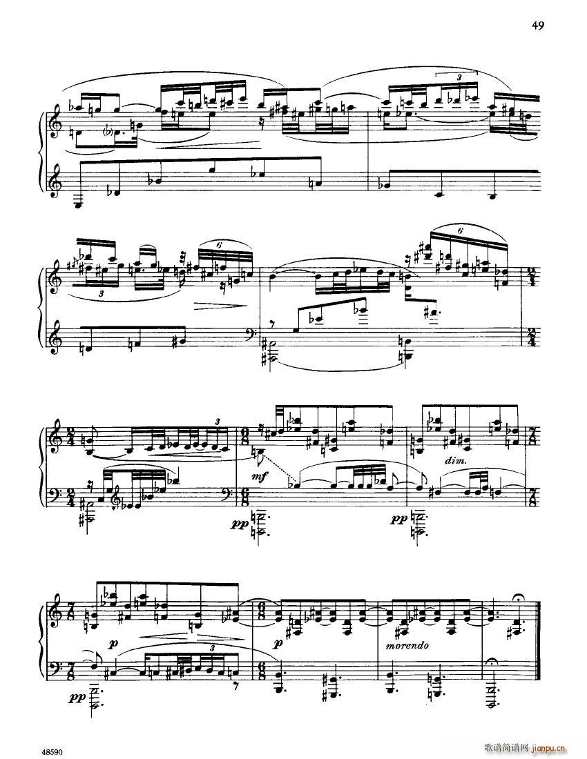 Barber op 26 Piano Sonata(钢琴谱)27