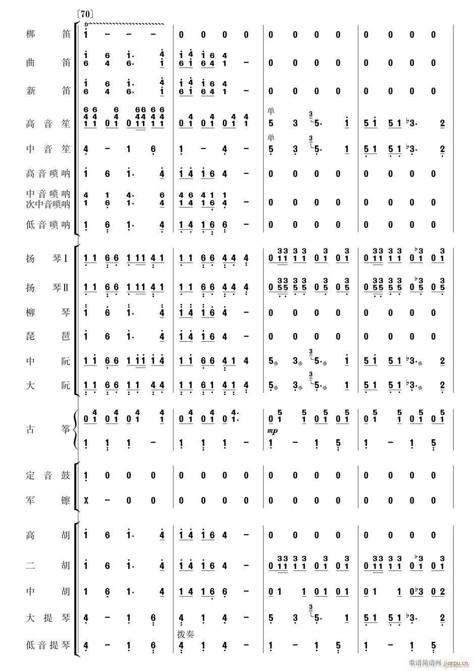 北京喜讯到边寨19(总谱)1