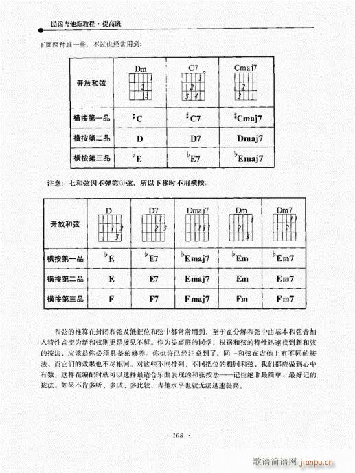 民谣吉他新教程161-180(吉他谱)8