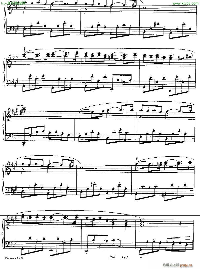 Faure 050 Pavane arr piano solo R Schultz(钢琴谱)3