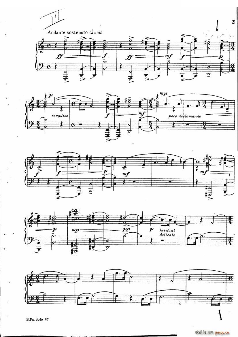 Copland Piano Sonata Piano Sonata(十字及以上)22