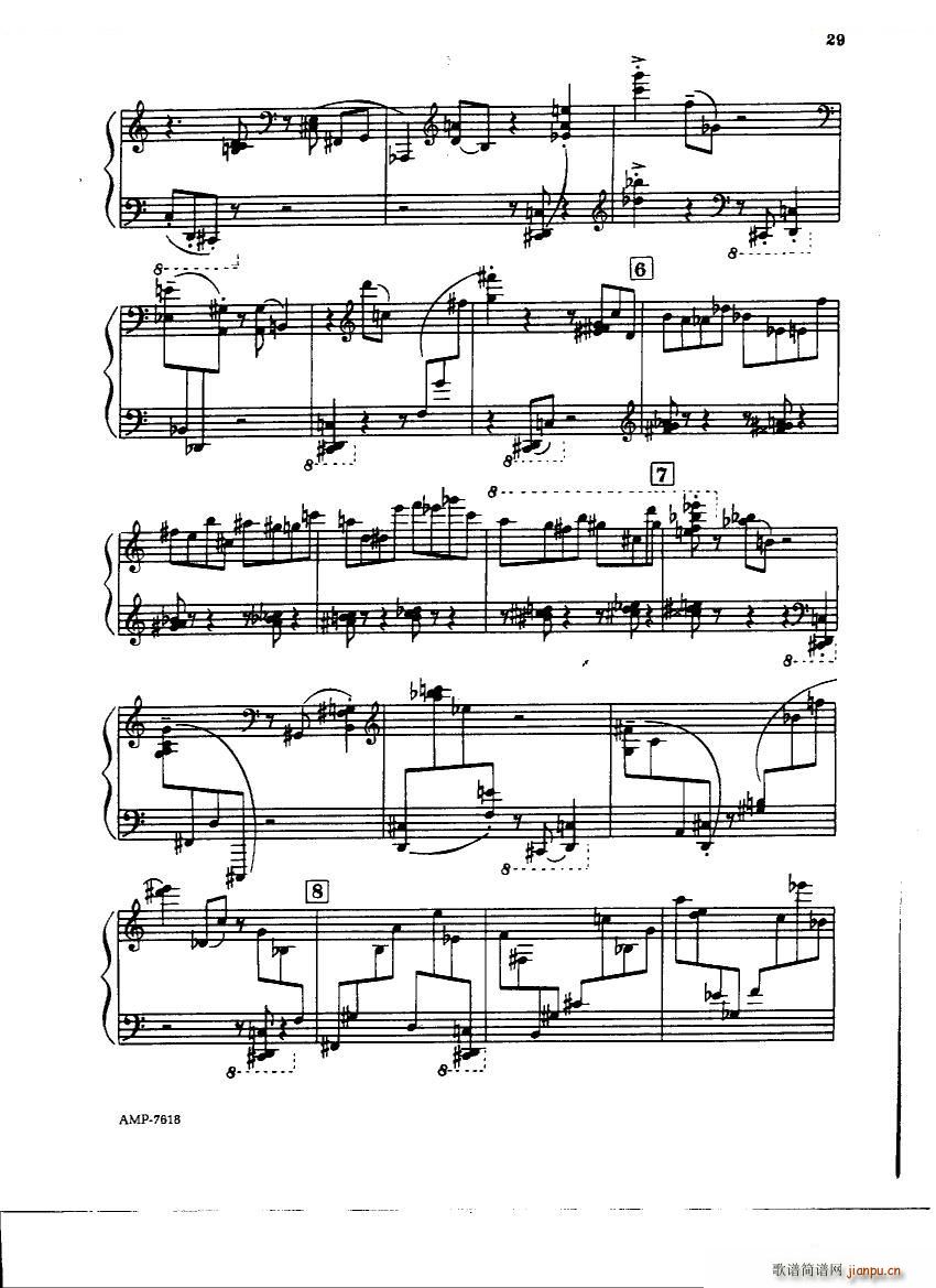 Gubaidulina Sofia Piano Sonata Piano Sonata(十字及以上)27