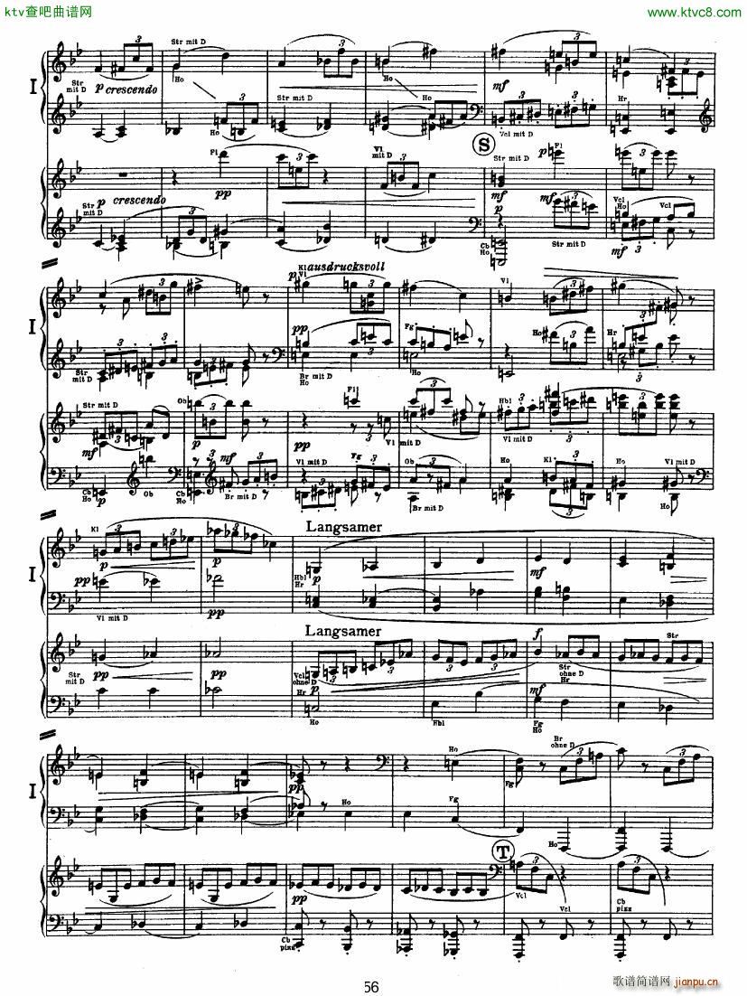 Bruckner Symphony No 4 4 hands arr 二(钢琴谱)5