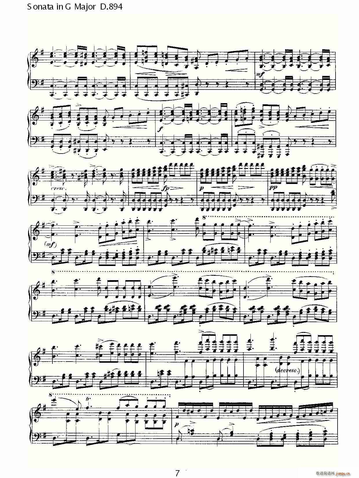 Sonata in G Major D.894(十字及以上)7