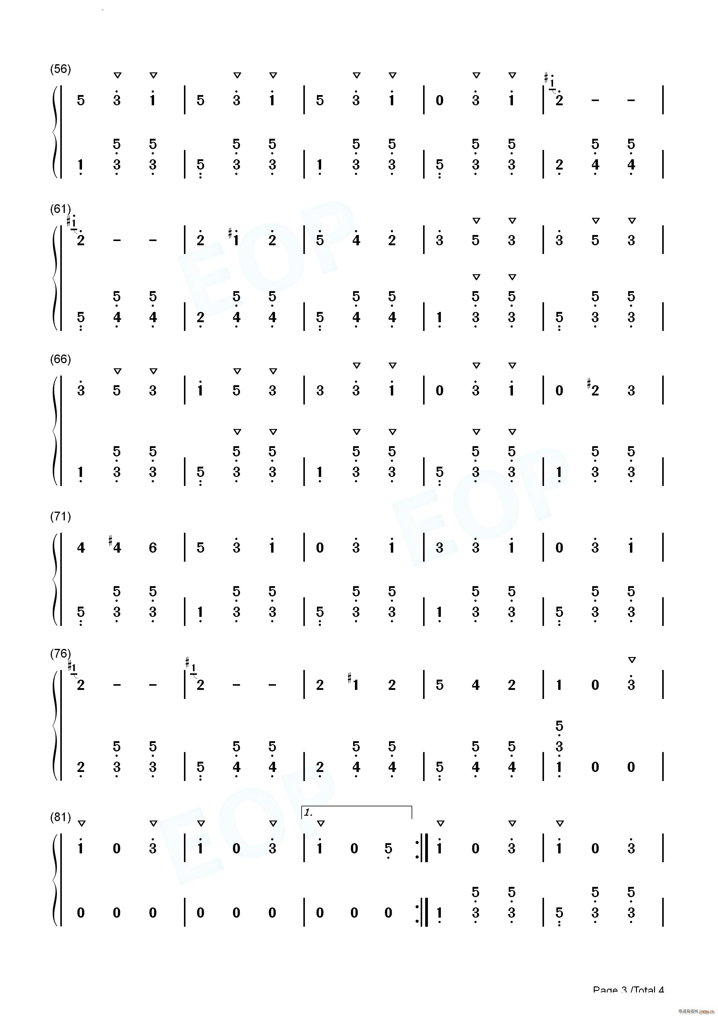 杜鹃圆舞曲G?kvalsen The Cuckoo Waltz(钢琴谱)9