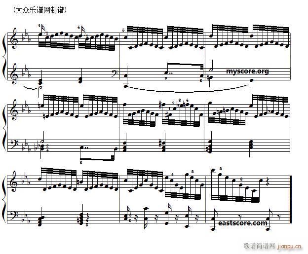 车尔尼 钢琴快速练习曲 Czerny 299 第21首 及练习提示(钢琴谱)3