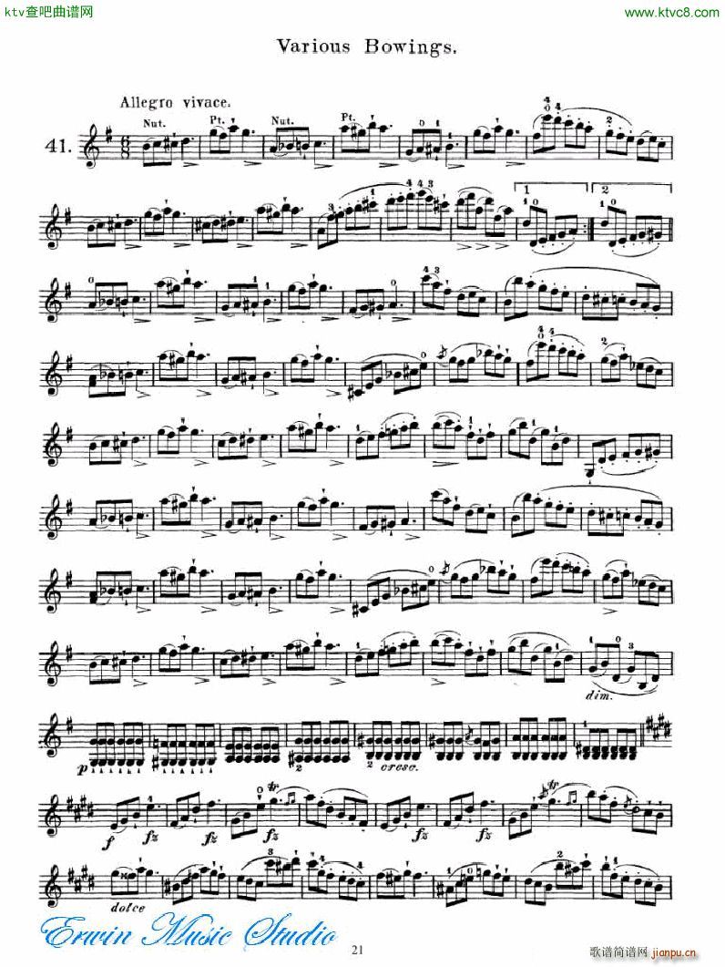 马扎斯 75首渐进式旋律练习 图书2 27首Brilliante 练习2(十字及以上)5