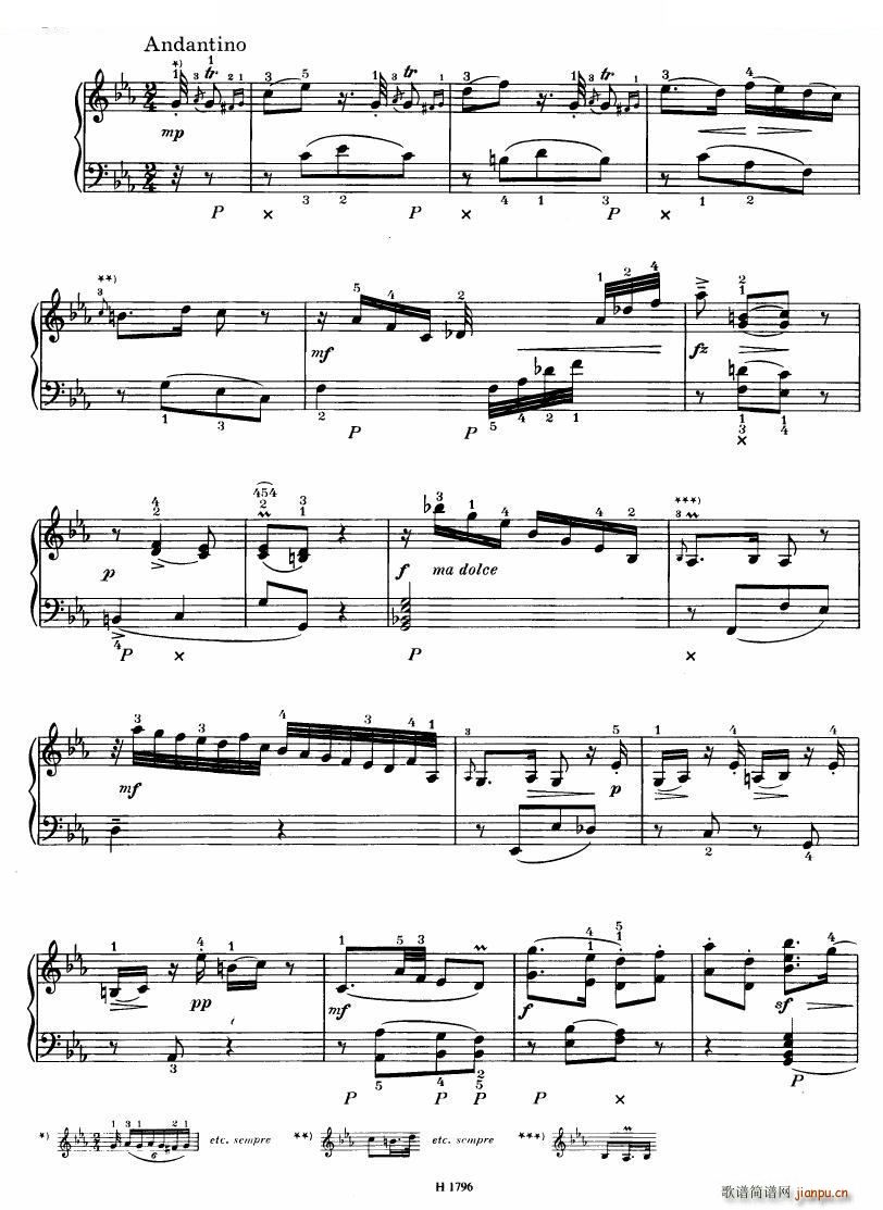Benda 16 Sonatas 三 16 Sonatas 三(十字及以上)28