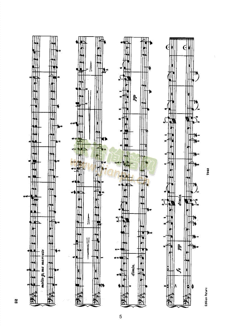 葬礼进行曲键盘类钢琴(钢琴谱)5